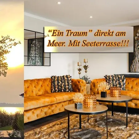 Apartment Wilde Orange 250 M Vom Spielcasino Entfernt Mit Grossem Garten Und Eigener Seeterrasse Im Boutiqe Stil Bad Zwischenahn